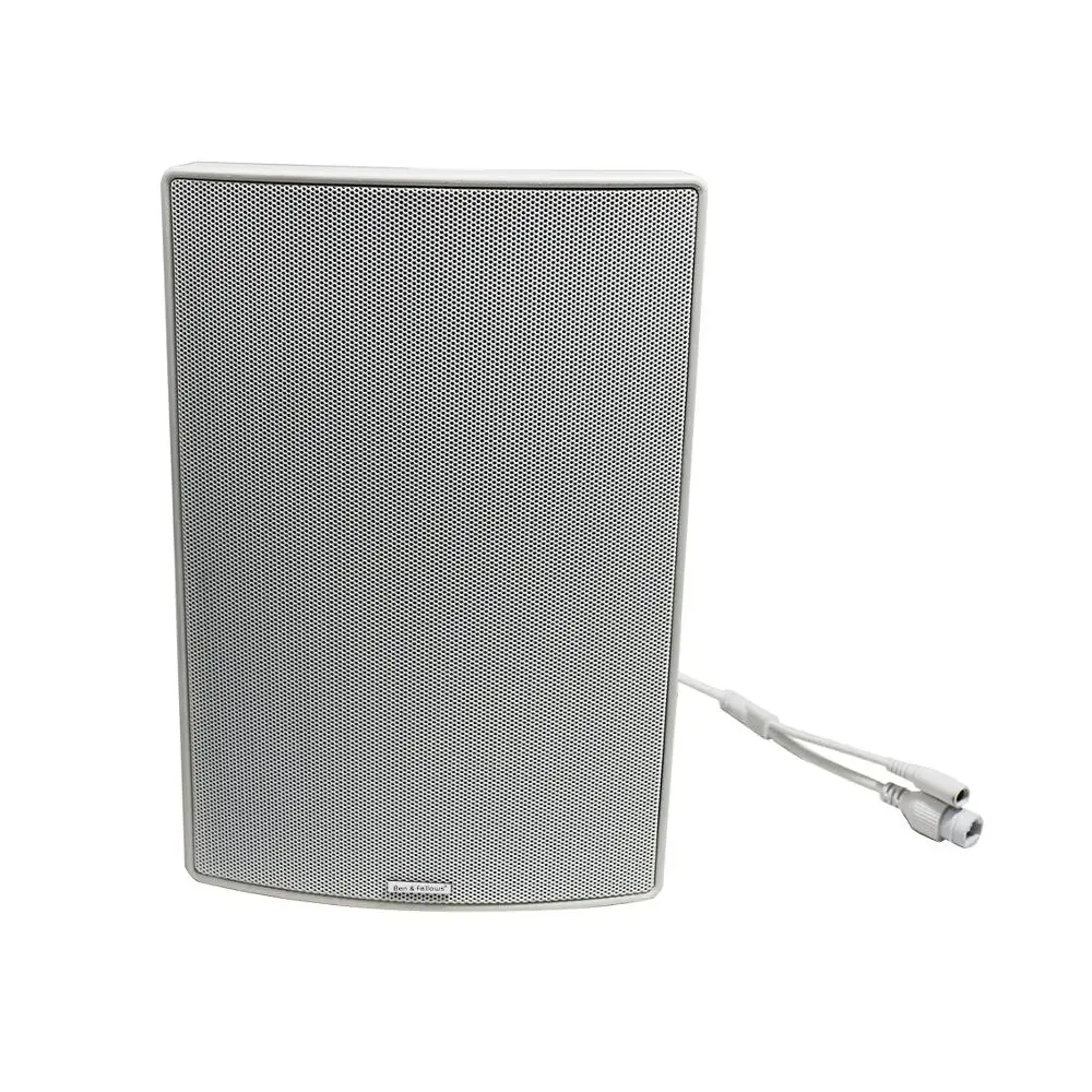 

30w outdoor waterproof Lossless sound quality dante wall mounted speaker，support PoE or 24VDC power supply