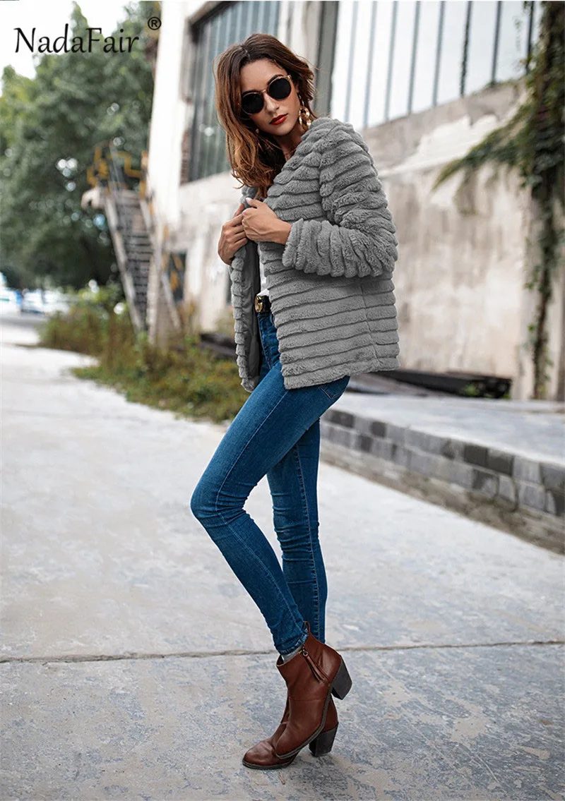 Cardigan faux fur coat01_