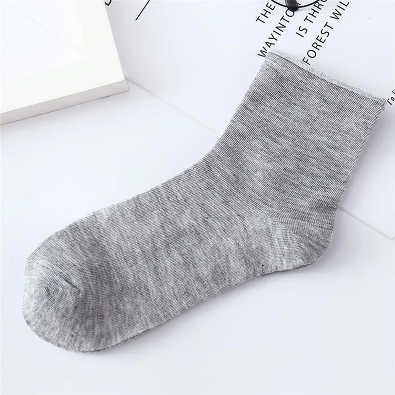 fashion solid funny socks women pure happy socks cotton women's short socks casual meia dropshipping 30SP20 (4)