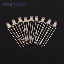 100 шт двойной цвет Led 3 мм зеленый и красный общий катод 3Pin