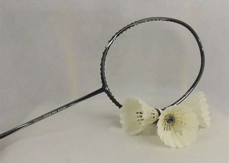 Top quality! Professional Carbon badminton Racket with string and cover