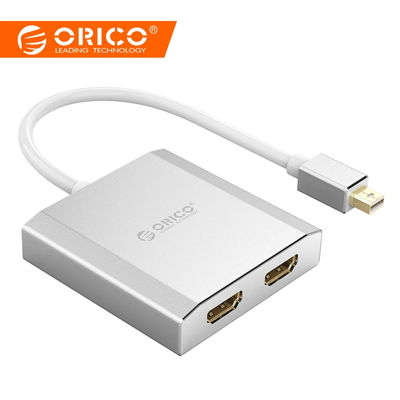 

ORICO Type-C to Dual DP 4K HD Resolution Video Cable Adapter Cable For PC Laptop Tablet Projector HD Audio Conversion Cable