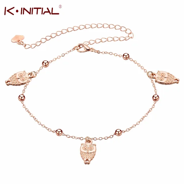 Animal Owl Charm Anklets Bracelets For Women Barefoot Sandals Gold Animal Owl Charm Anklets Bracelets For Women Barefoot Sandals Gold Foot Chain Jewelry Fashion Bird