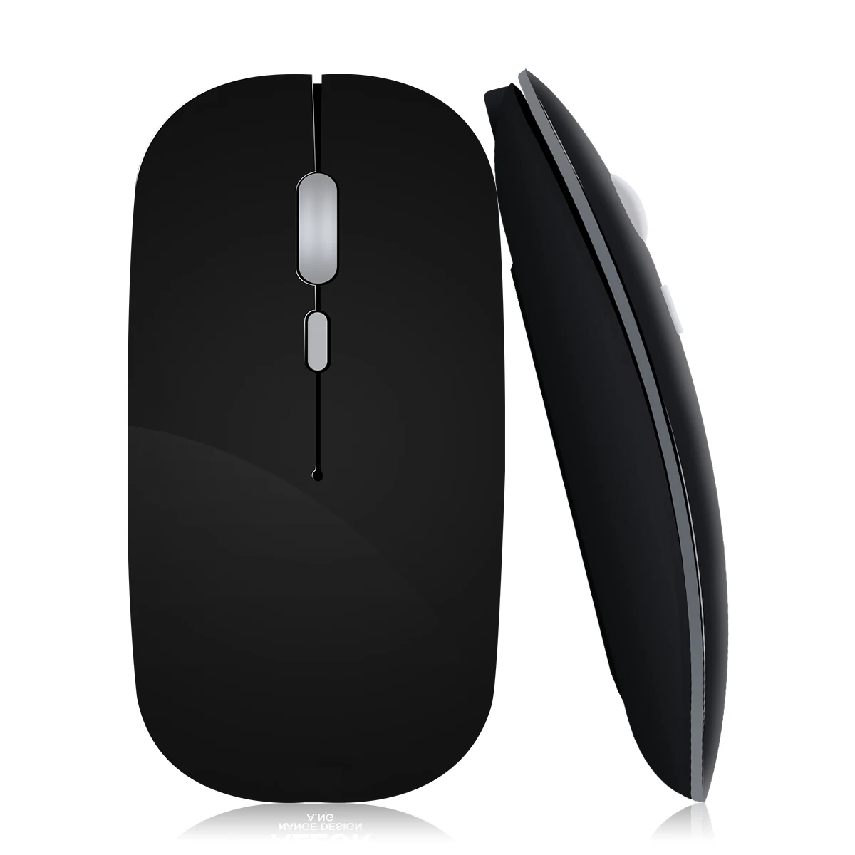 Wireless Mouse Rechargeable Computer Mouse USB Silent Ergonomic Mause Portable Ultra Thin Mute Mice For font