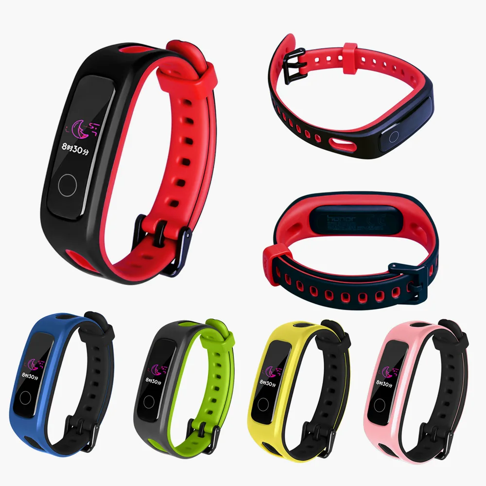 Браслет для Huawei Band 4E/3E силиконовый смарт браслет Honor 4 версия бега
