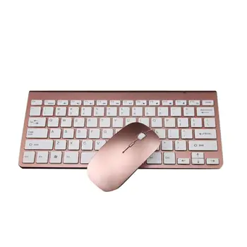 

High quality Ultra-thin mini keyboard suit 2.4 G wireless keyboard drop shipping apr4