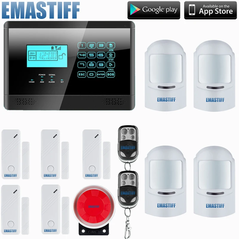 Home Security GSM alarm system 850/ 900/1800/1900Mhzsystem