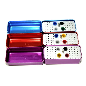 

Dental disinfection box gutta percha root canal file box 48 hole