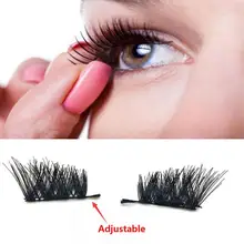 Ультра-тонкий 0.2 мм регулируемый Накладные ресницы Многоразовые Накладные Магнит крылатые ресницы Макияж Красота инструмент au1