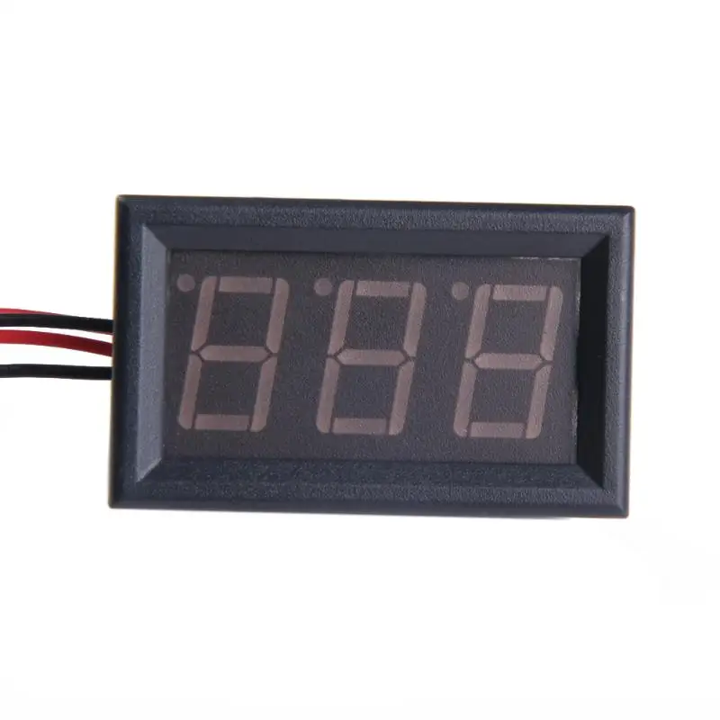 

Digital DC Ammeter Three Wires 20A Red LED Panel Amp Meter Digital Electricity Meter LED Current Measurement