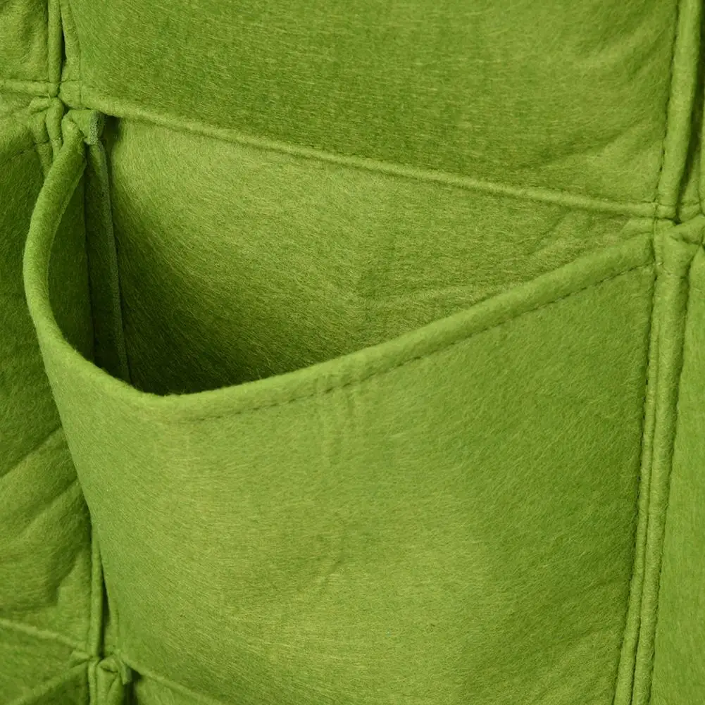 12 садовые мешки для выращивания карманы Вертикальная сеялка настенная садовая Цветочная подвесная войлочная сумка для посадки комнатный садовый горшок