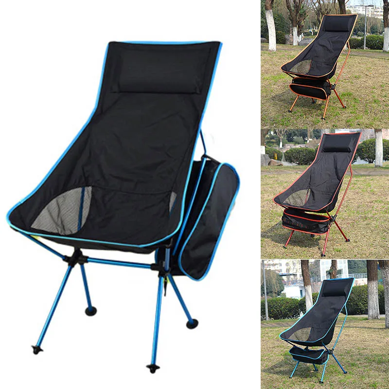 Newly Outdoor Ultralight Foldable Chair with Storage Bag for Camping Fishing 19ing