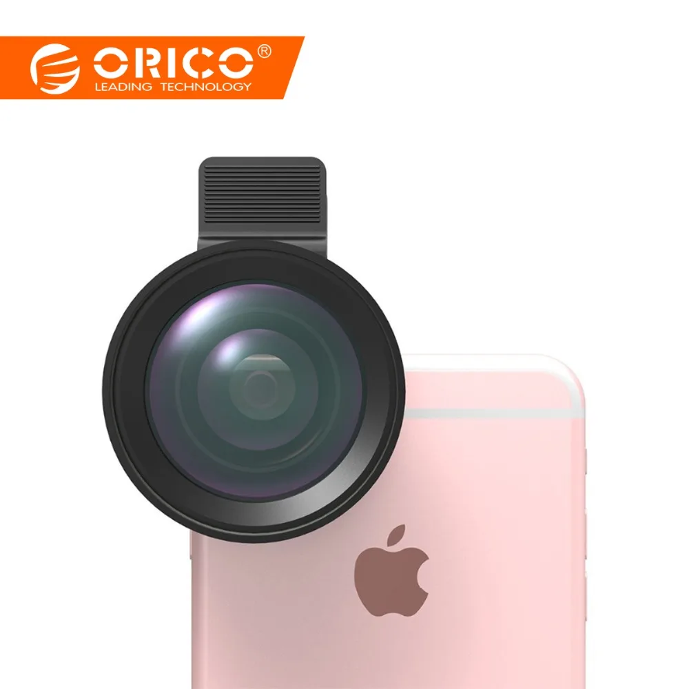 

ORICO Mobile Phone Lens Camera Lens 2 in 1 0.6X Wide Angle Lens with Clip 15X Macro HD Universal For Android For iPhone