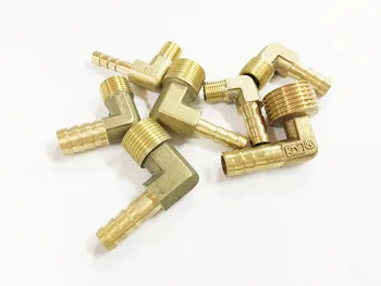 

Brass Hose Barb Fitting Elbow 6mm 8mm 10mm 12mm 14mm 16mm 19mm To 1/2" BSP Male Thread Barbed Coupling Connector Joint Adapter