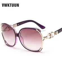 VWKTUUN Mariposa de Gran Tamaño gafas de Sol de Las Mujeres Diseñador de la Marca Gafas de Sol Mujer Gafas de Sol UV 400 Gafas De Sol Gafas