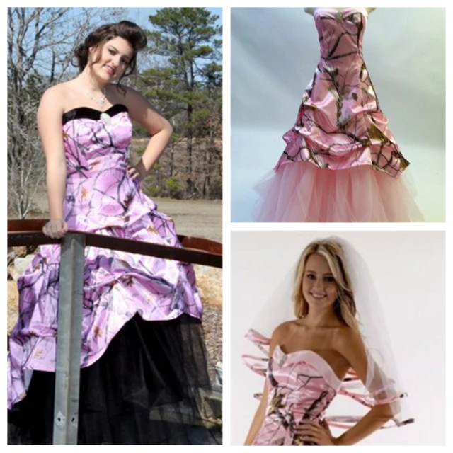 Pink Camo Plus Size Dresses