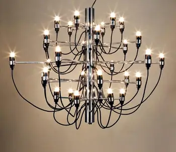 

Multiple Chandelier Lighting personality simple dining room chandelier lamp Chinese iron plating Nordic summer ZX48