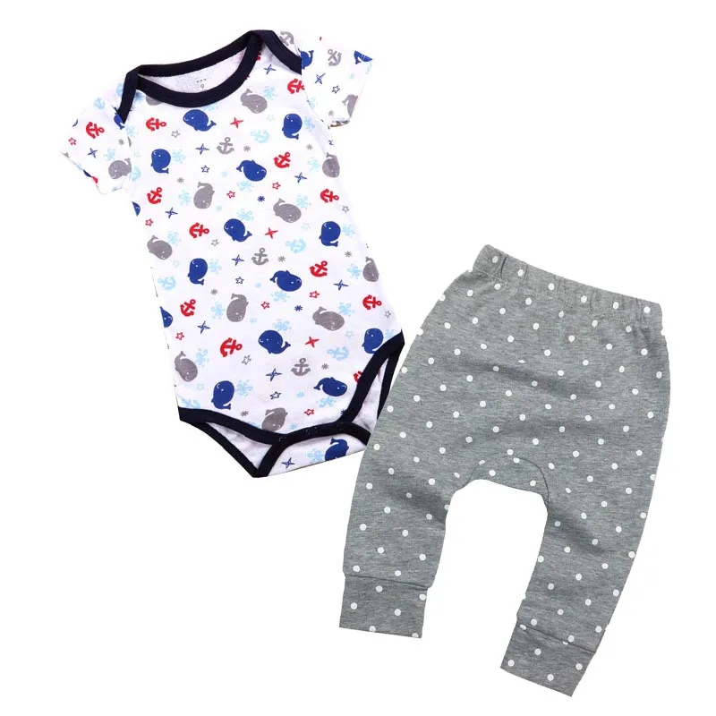 

Baby Girl boy summer Clothes romper Set Coat baby suit Pants Children Suit 2018 Newborn Baby Boy Girls Clothing kids clothes 24M