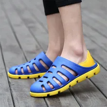 Новая летняя обувь мужские сандалии QIYHONG тапочки мужские пляжные сандалии мужские шлепанцы Zapatillas Hombre Sapato Masculino