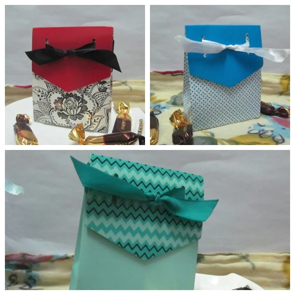 

(50 Pieces/Lot) Perfect Gift box for wedding and Party favor box For candy and chocolate Wedding sweet box and Candy favor bags