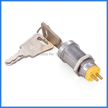 

10 pieces 32mm waterproof dustproof keyed differently electric vending machine switch lock