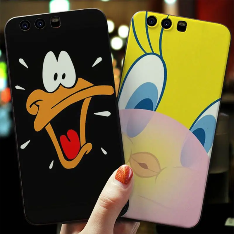 

MaiYaCa Anime Tweety Bird looney tunes Art Covers case For Huawei Honor V9 V10 8E 6.53'' mate 20 10 Case P9 P20 P20 pro P20 lite