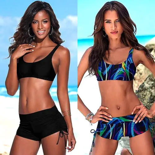 

2017 New Women Swimwear Push Up Print Bikini Set Bandage Swimwear Hight Waist Swimsuit Beach Bathing Suit Sexy Beach Outwear New