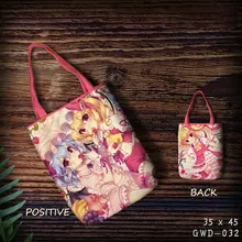 TouhouProject сумка для покупок из парусины с защитой окружающей среды, сумка для покупок, модные женские сумки, сумка на плечо, мультяшная сумка на заказ