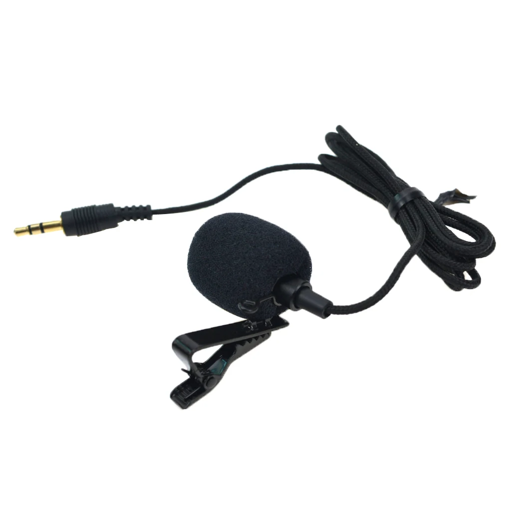 External Lavalier Lapel Clip-on Condenser Microphone for GoPro Hero 3 3+ 4