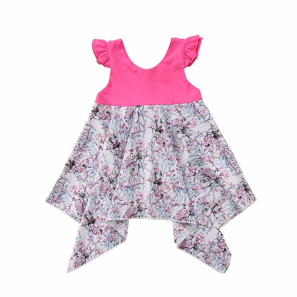 rose pink toddler dress