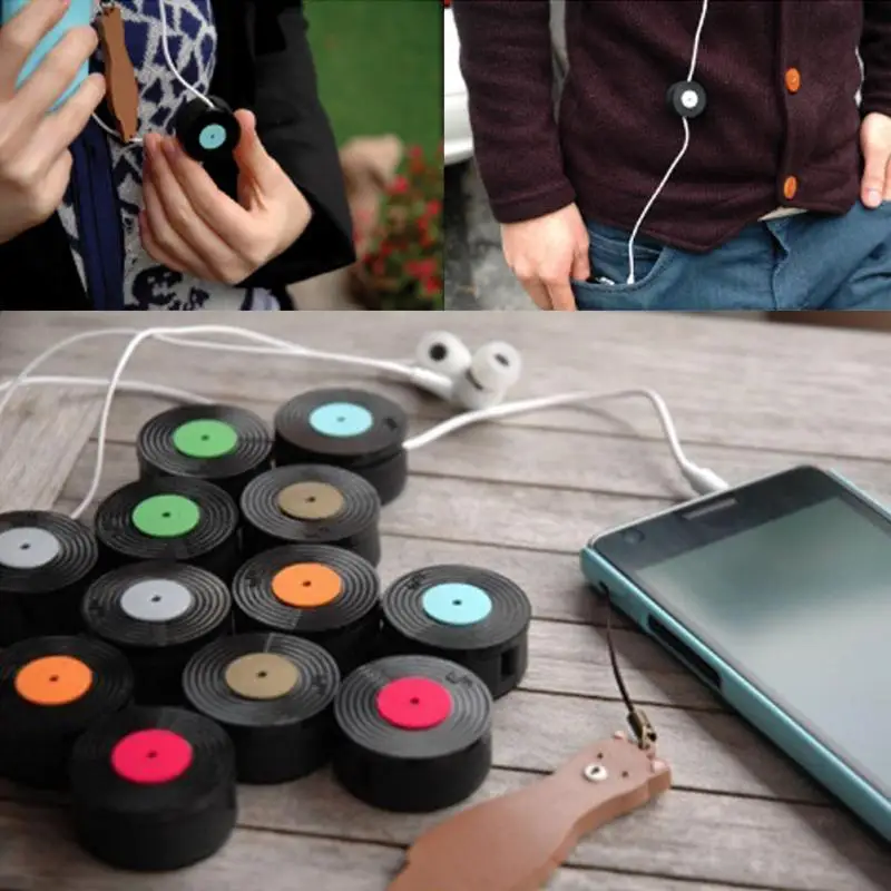 Colorful Wire Organizer 1Pcs Wire USB Cable Bobbin Winder Cable Cord