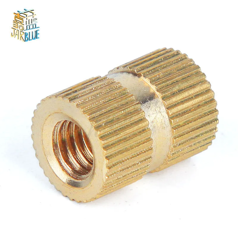 

40PCS M4*6*4/5....20 mm JIALAN Copper Inserts / Embedded Copper Pieces / Cylinder Knurled Nuts M4*6*4/5....20 mm GB809