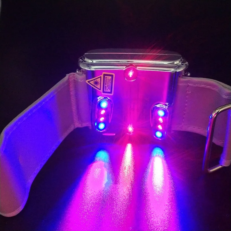 WEBER laserwatch с красными и синими низкоуровневый лазер медицинские часы устройства с низким рычаг Лазерная Терапия Медицинская часы в ушах