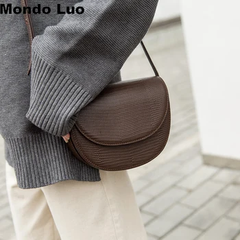 

2019 Women Saddle Shape Cross-body Korean Style Fashion Mini Shoulder Bag Latest Vintage Bag