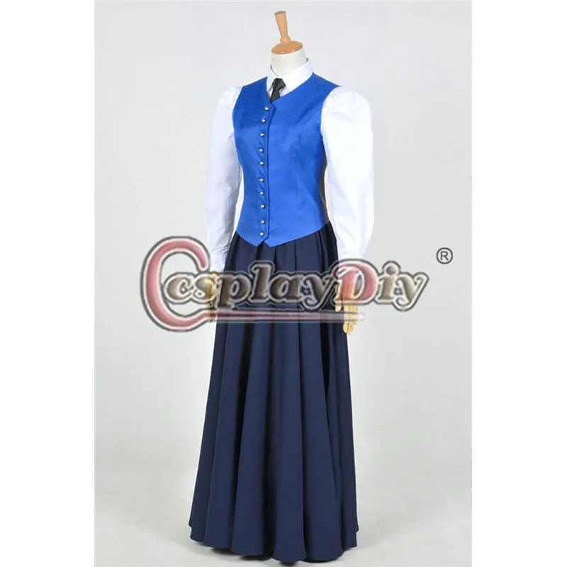 Cosplaydiy Доктор Кто Серия 7 Дженни Флинт Косплей Костюм для взрослых женщин Хэллоуин