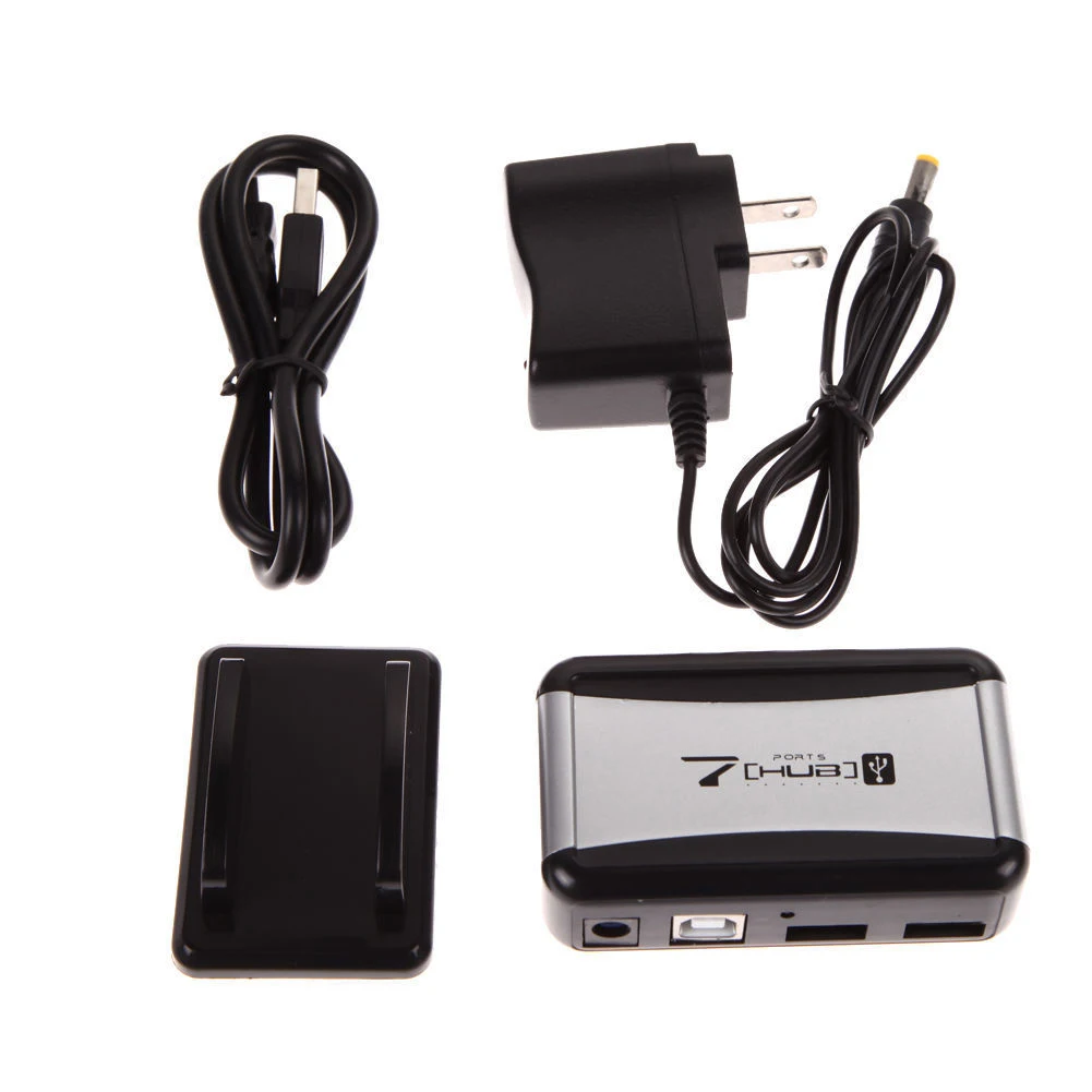 USB 2 0 Ноутбук cessories конвертер прочный адаптер питания 7 портов Высокая скорость