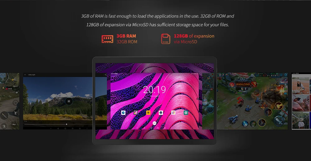 ALLDOCUBE iPlay10 Pro 10,1 дюймов планшетный ПК Android 9,0 MTK8163 1,5 ГГц четырехъядерный процессор 3 ГБ 32 ГБ 5.0MP камера 2,4 ГГц планшеты с модулем Wi-Fi