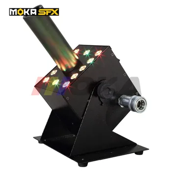 

MOKA CO2 Cannon Cyro Effects LED CO2 Jet Machine 12X3w Angle Adjustable Co2 Blaster with Free 6m Hose Co2 Spray for Nightclub
