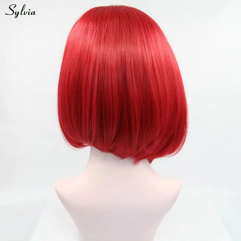 red synthetic wig (3)