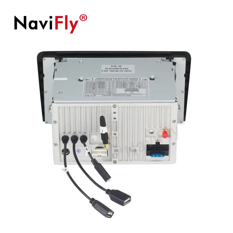 Sale Navifly! 2G+32G Android 9.1 2din Car dvd radio audio GPS Navigation For Audi A3 S3 2002-2011 car multimedia player WIFI BT RDS 4
