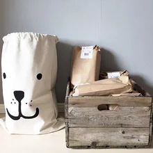 Милая тканевая сумка на шнурке с принтом животных, сумка на шнурке для хранения, женская новая мужская сумка для путешествий и отдыха, Mochila Feminina