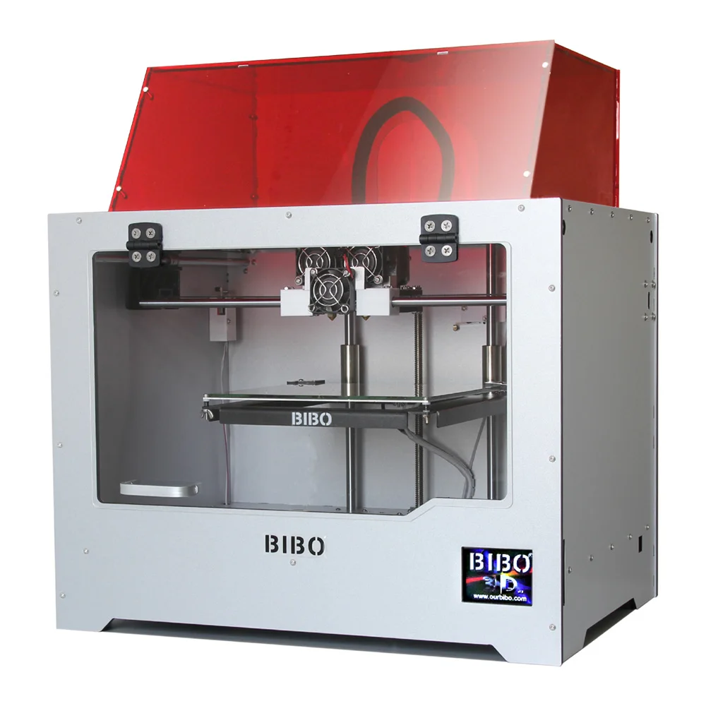 3D принтер BIBO 2 с двойной прочной рамкой устройство для резки и печати из