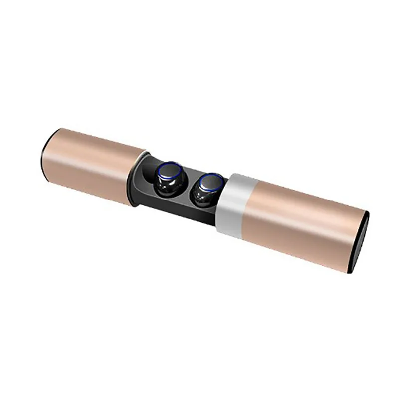 Biaural Smart Bluetooth earphones Stereo Surround Sound Denoise Waterproof Charging Box sport headset Biaural Separation Design