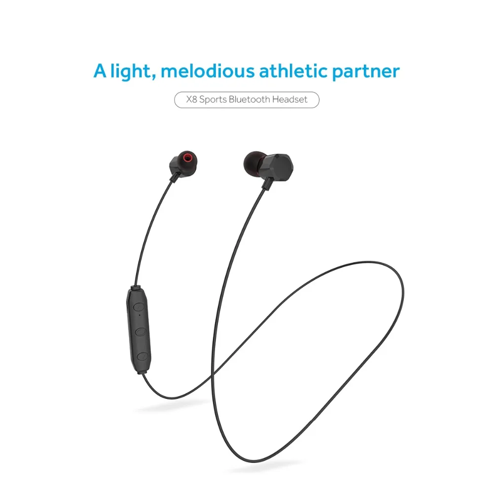 REDGIKO Bluetooth гарнитура, стерео бас с микрофоном, магнитные беспроводные наушники, Bluetooth 5,0, свободные наушники для iPhone, Xiaomi