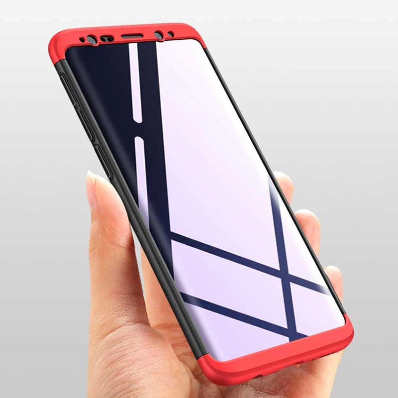 

S9+ Case for Samsung galaxy S9 Plus S 9 Back Cover 3 in 1 PC Full Protection Cases for Samsung Galaxy S9 Plus S9 Phone Bags