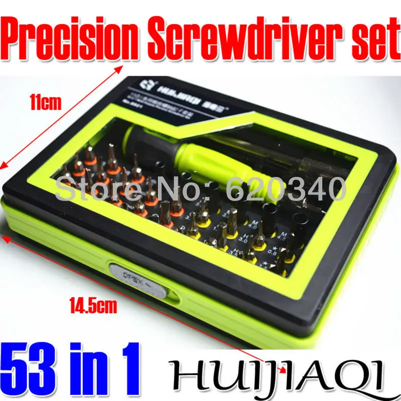Free shipping Wholesale 2013 new 53 in1 Multi-purpose precision Magnetic Screwdriver Set PC Notebook phone iphone4 Chaiji tools |