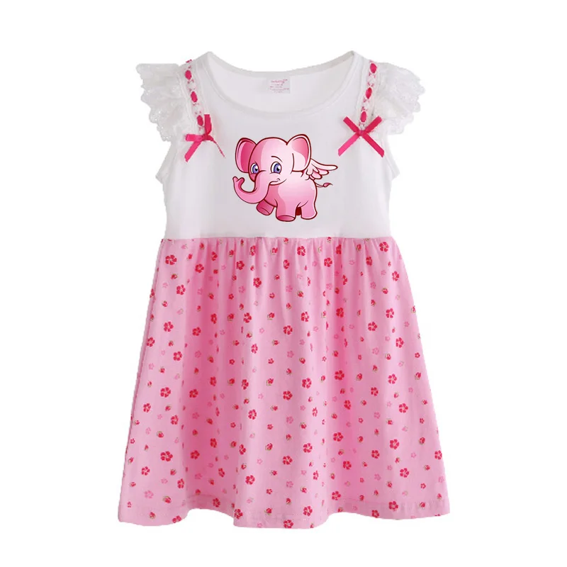 

2017 Summer Girls Dress Kids Clothes Baby Cotton Toddler Girl Dresses 1-10years Children Clothing Vestido Casual Costume