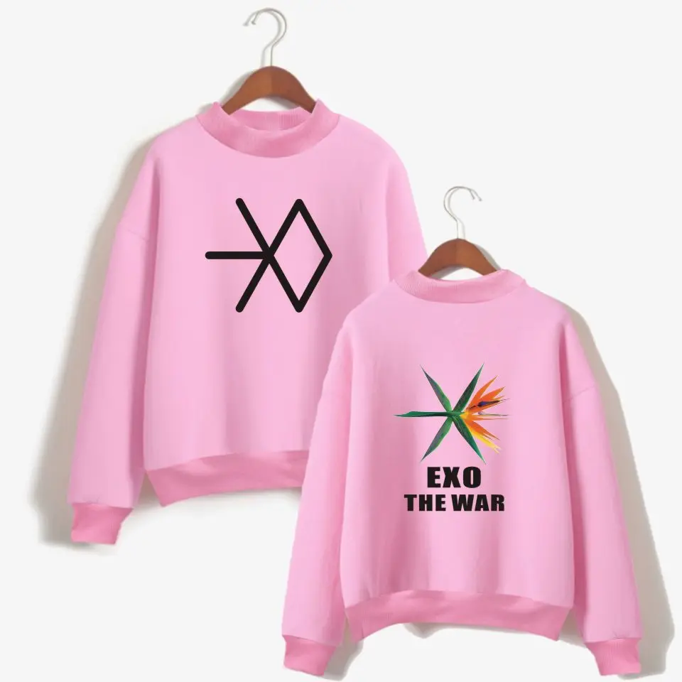 KPOP EXO новинка альбом THE WAR толстовки свитшоты для женщин корейский популярный идол
