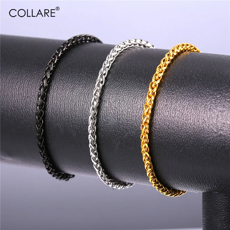 Женский скрученный браслет цепочка из нержавеющей стали 316L|bracelets for|stainless steel mens
