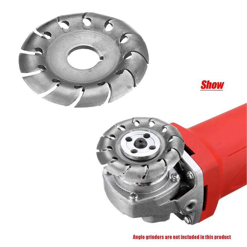 12 зубьев для 100/115 угловая шлифовальная машина 65 мм резьба по дереву диск 16 мм Диаметр древесины формирующий диск шлифовальный диск деревообрабатывающий инструмент